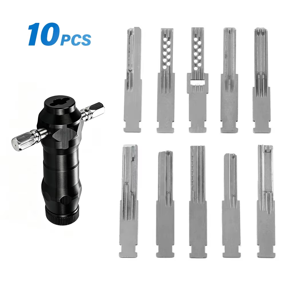 Kit d'outils de serrurier TUNGFULL, ensemble d'outils professionnels pour la réparation de serrures,