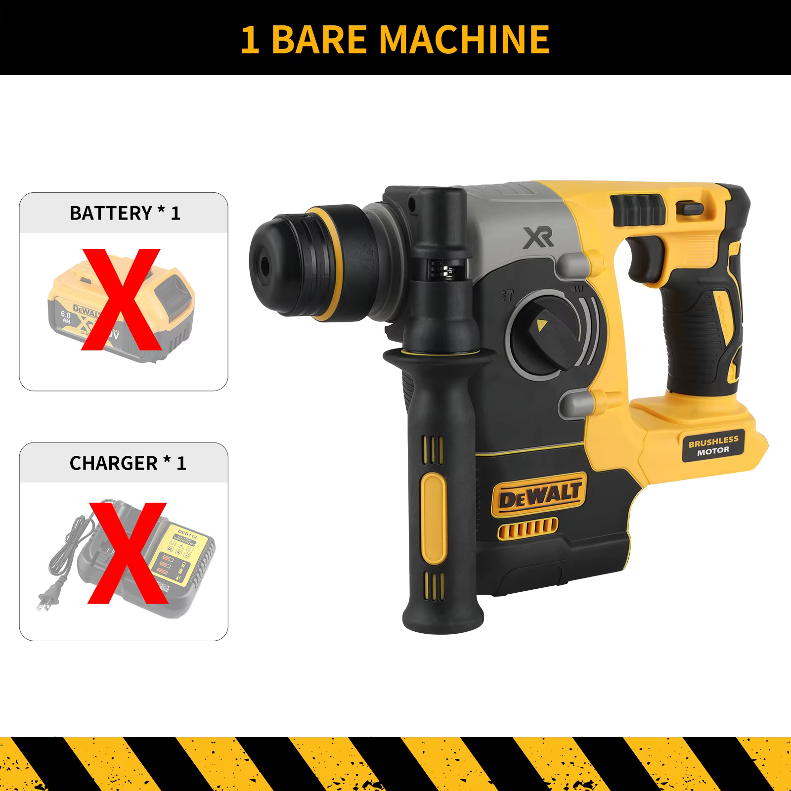 DEWALT DCH273 perceuse à percussion rotative 18 V/20 V MAX SDS sans brosse 1 pouce PLUS perceuse à p