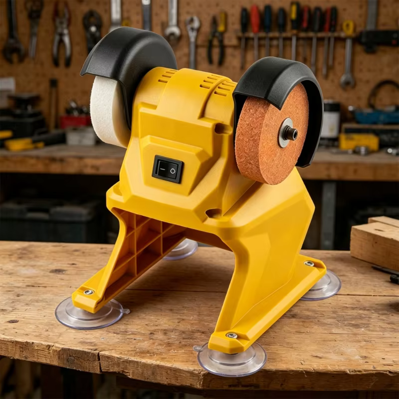 Meuleuse sans fil avec Double meule pour métal bois, bricolage, Compatible avec plate-forme batterie