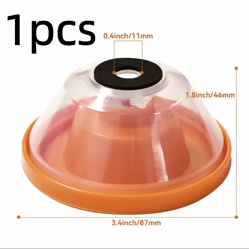 Cache-poussière pour perceuse électrique, bac de collecte de poussière en plastique, aspirateur dome