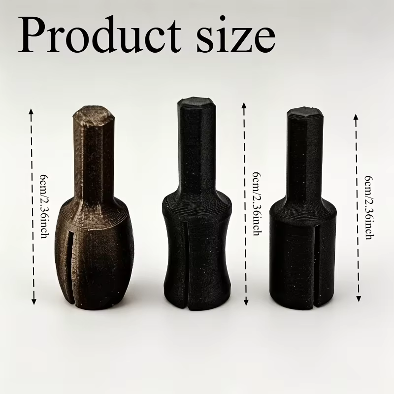 Lot de 3 têtes de ponçage pour tournevis, disques abrasifs 3-en-1 (plats, concaves et convexes), pap