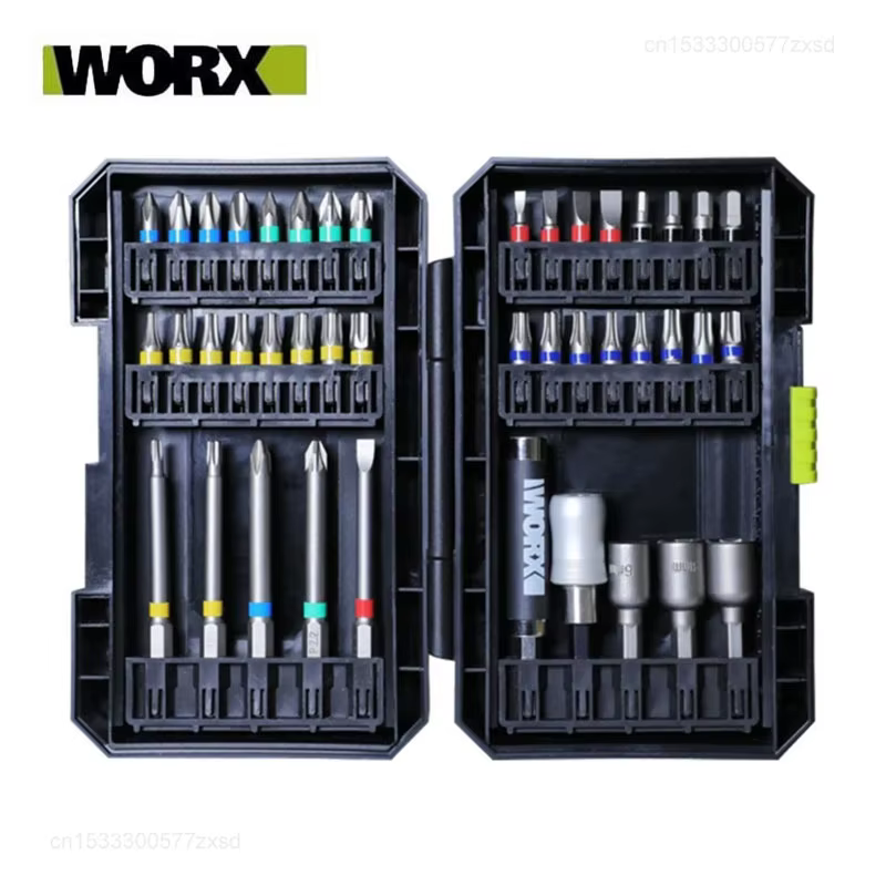 Worx forets ensemble WA1149 42 pièces embouts pour perceuse tournevis électrique tournevis hexagonal