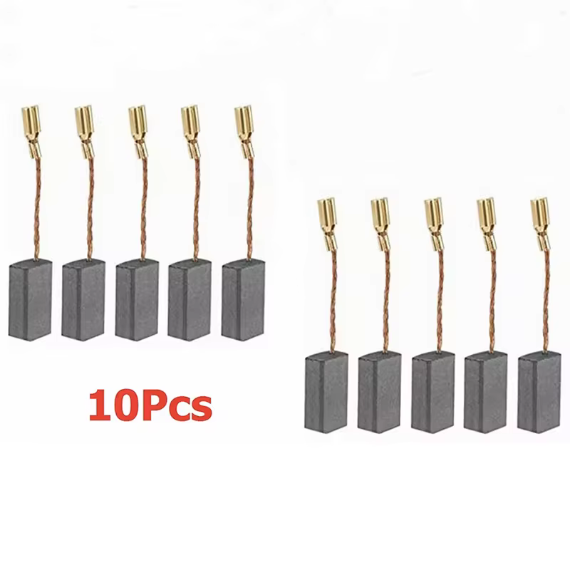 10 brosses en carbone pour meuleuse d'angle 15 mm x 8 mm x 5 mm, accessoires pour outils électriques