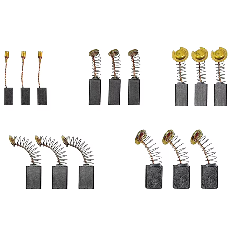 Brosses en carbone pour moteur électrique, 50 pièces, brosses métalliques en carbone pour perceuse é