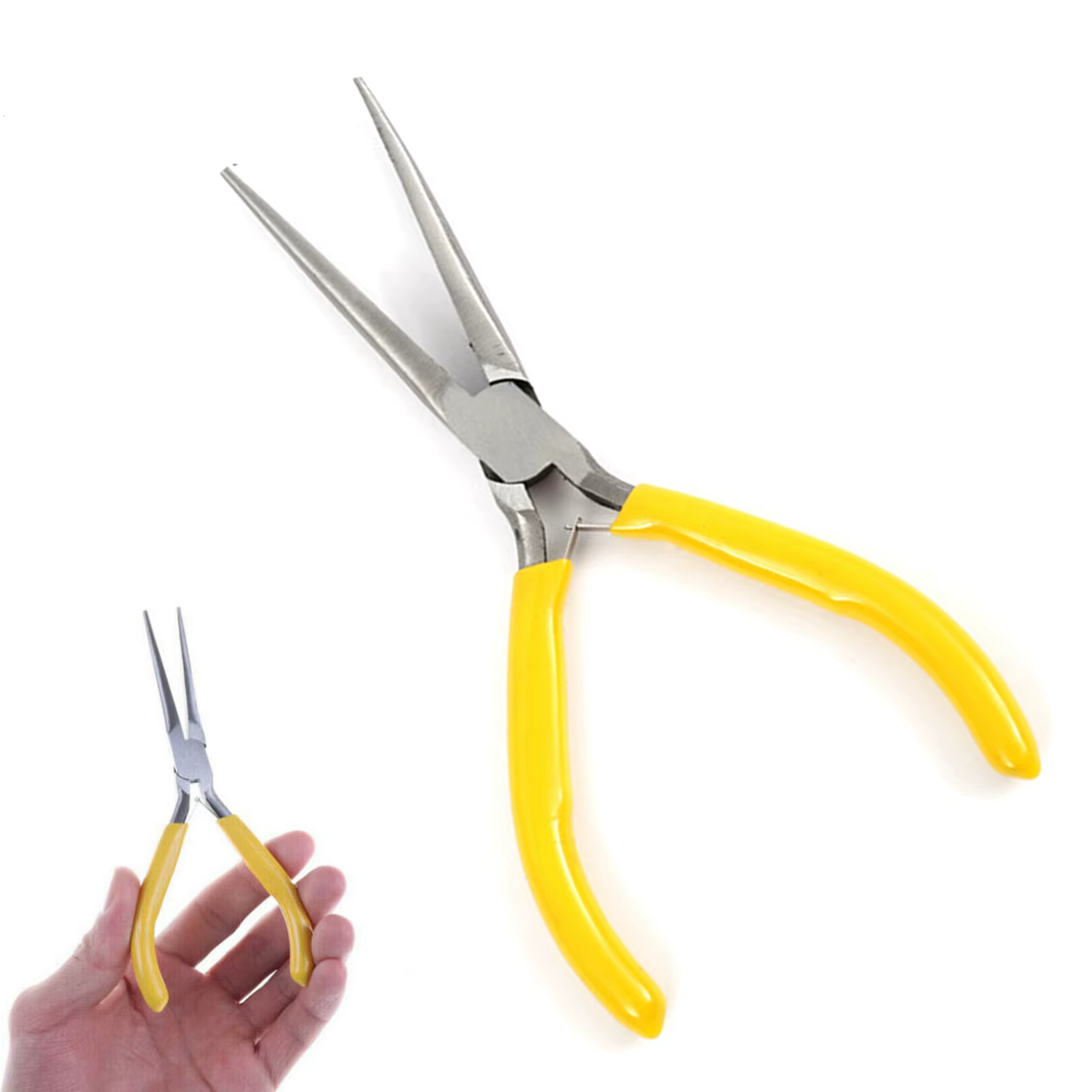 Mini pince de précision multifonctionnelle à Long nez d'aiguille, pour modélisation de bijoux, trava