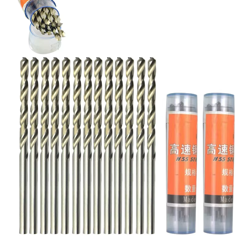 Forets hélicoïdaux HSS 10 pièces/boîte 0.5-3.2mm, Micro tige droite, foret électrique manuel en acie
