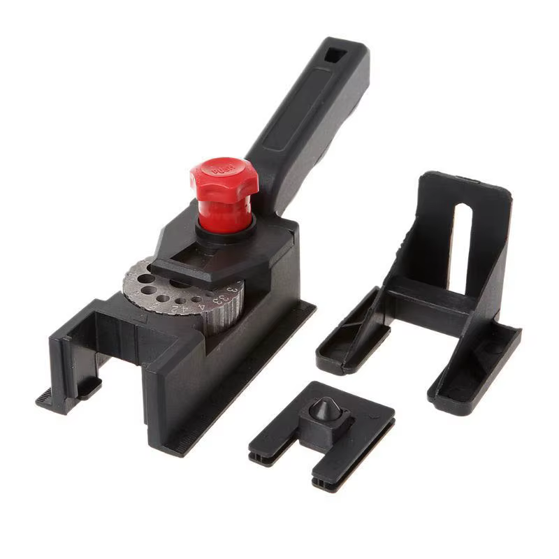 Guide de perçage, localisateur de trous en acier au carbone, outils pour le travail du bois, Clips d