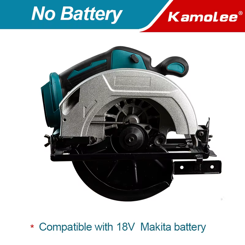 Scie circulaire rechargeable sans fil kamolee, scie circulaire électrique sans balais portable de 7 