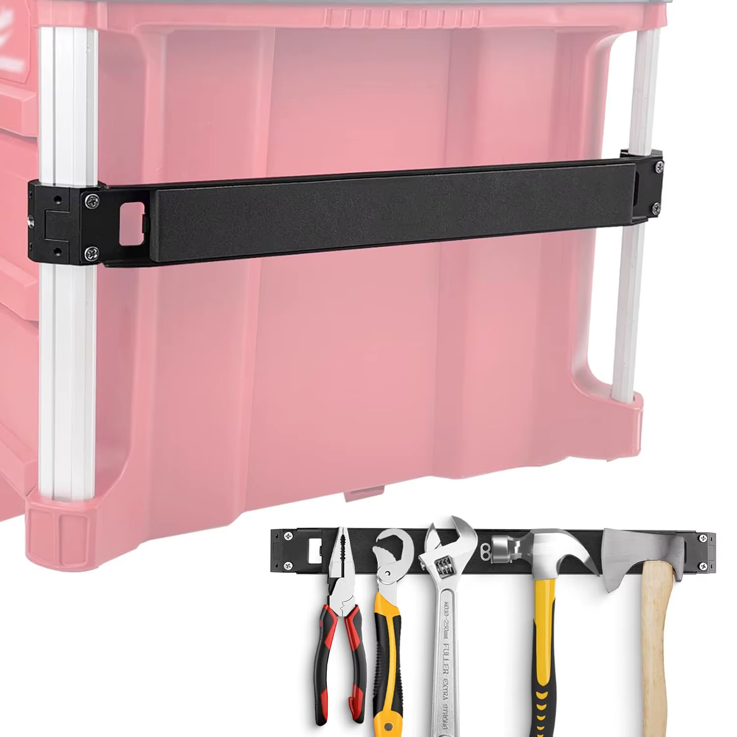 Support de barre magnétique puissant pour boîte à outils d'emballage Milwaukee, bande de porte-outil