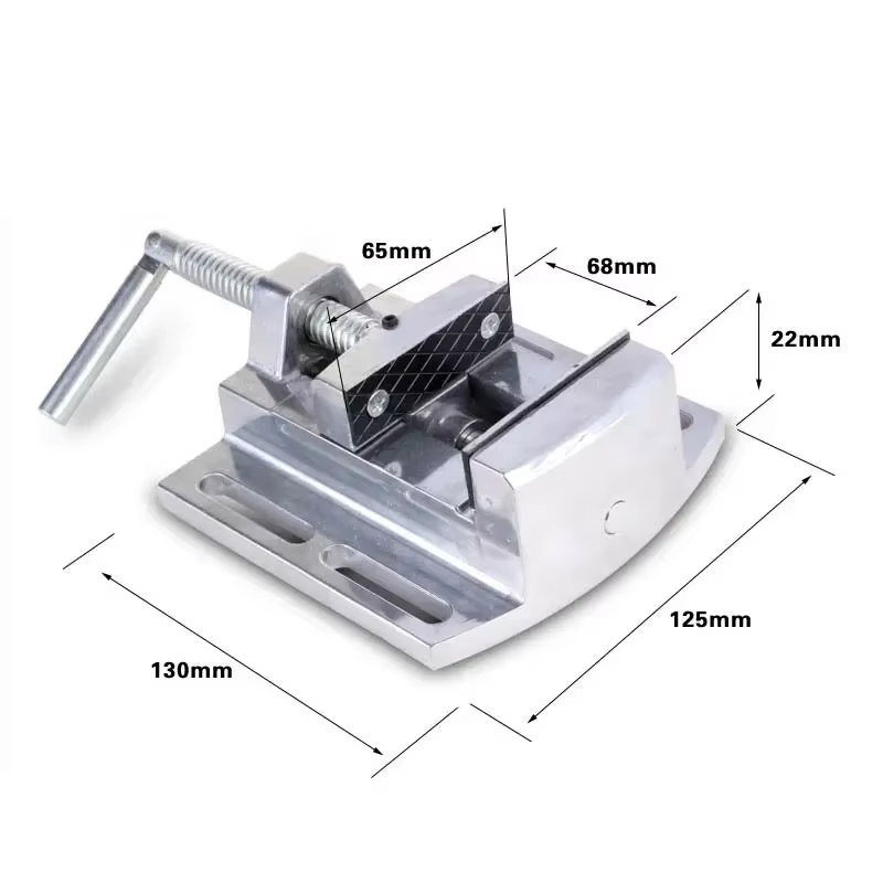 Table de travail multifonctionnelle pour perceuse-fraiseuse, étau à mors parallèles de 2,5 pouces, é