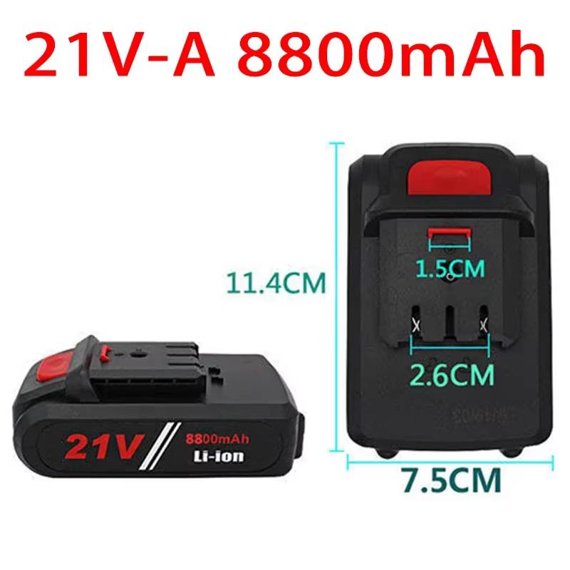 Nouveau 21V 36v 9800mAh outil de forage électrique batterie au lithium rechargeable tournevis électr