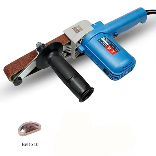 Ponceuse orbitale à bande, haute puissance, 550W, vitesse variable, portable, 30x533mm