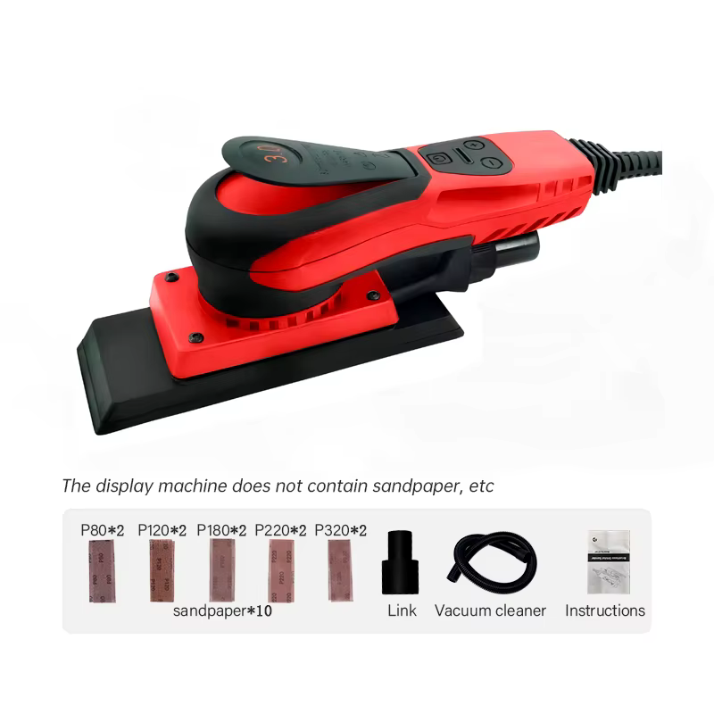 Ponceuse orbitale électrique sans balais 350W, excentricité aléatoire 150mm, 50/60HZ, 120V-240V