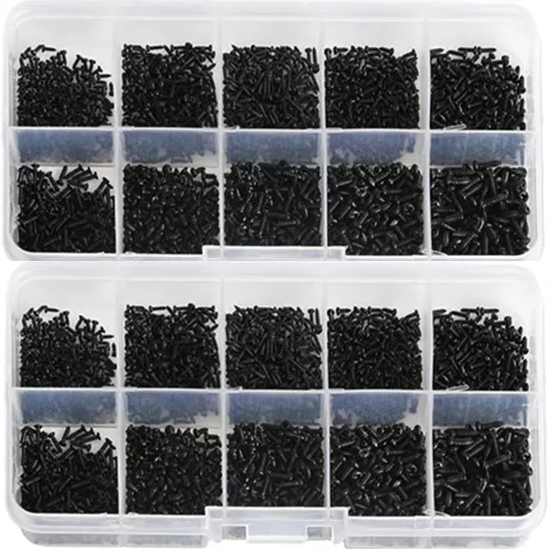 1000 pièces vis autotaraudeuses PA M1 M2 M1.4 M1.7 petite tête cylindrique Phillips vis pour ordinat