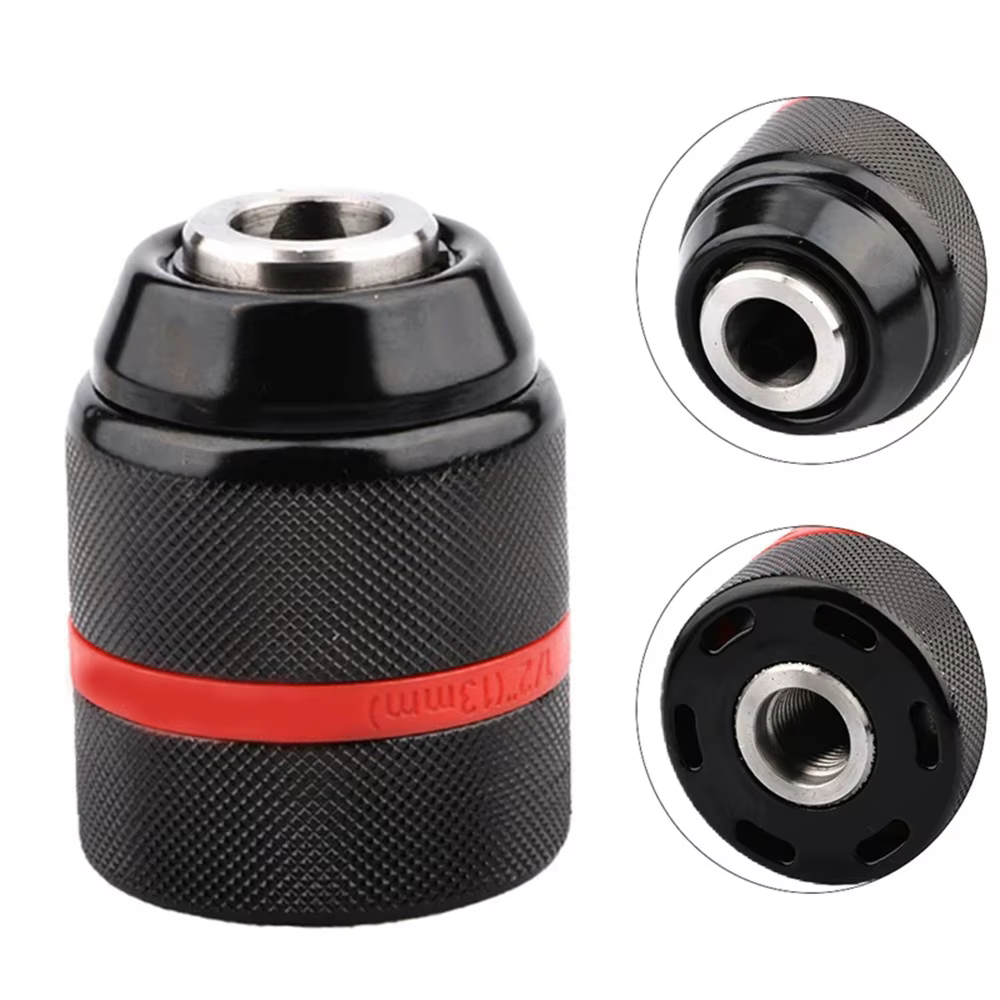 Mandrin de perçage sans clé en métal JENTORIX 2mm-13mm, mandrin à cliquet auto-serrant à 3 mors file