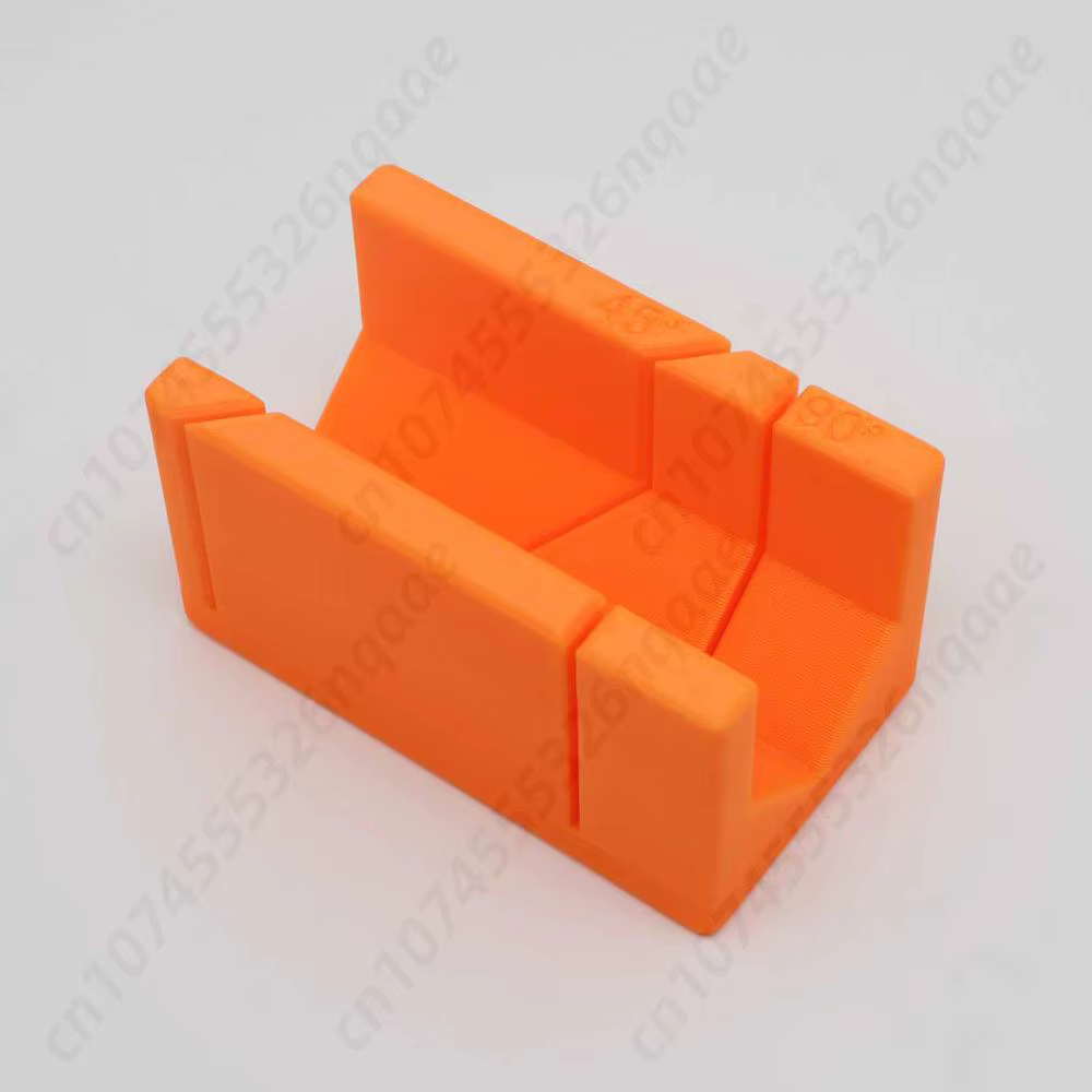 Boîte à onglets en plastique avec fentes de coupe à 45 et 90 degrés, boîte de rangement pour scies,