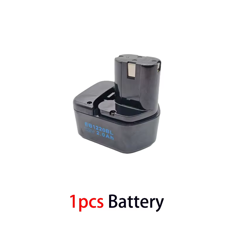 Batterie de remplacement 12V 2000mAh pour Hitachi EB1220BL EB1214S DH15DV C5D WR12DMR 324360 perceus