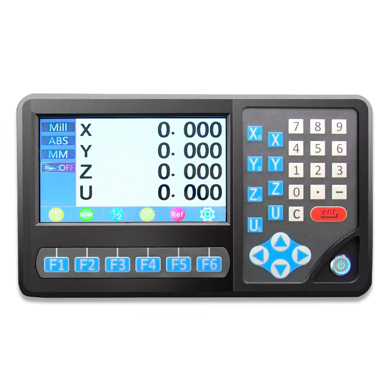 Ditron grand écran LCD 4 axes lecture numérique/DRO/affichage LCD pour fraisage des machines de tour