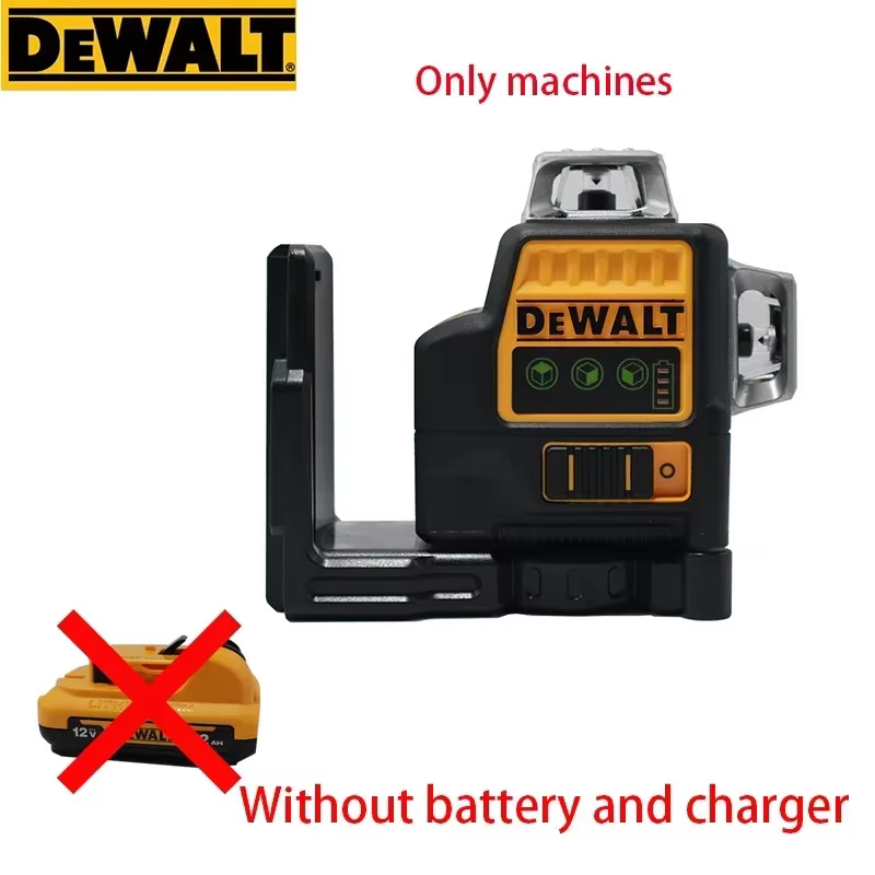 DEWALT DW089LG Laser 12V horizontal 12 lignes 3 axes * 360 degrés, lumière verte, auto-nivelant, out