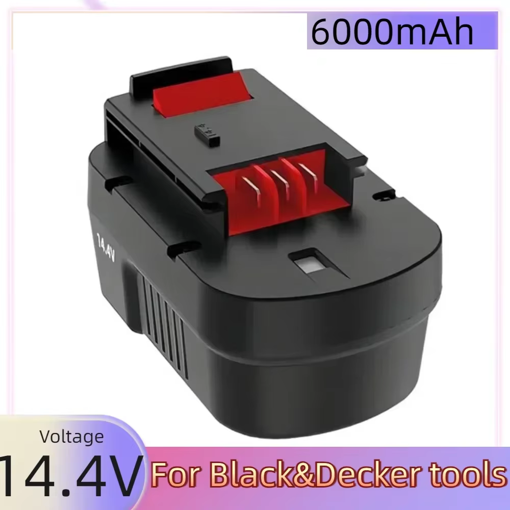 Batteries Black & Decker 14.4V 6000mAh HPB14, 499936-34, 499936-35, A14 A144, A144EX A14F, B-8316, B
