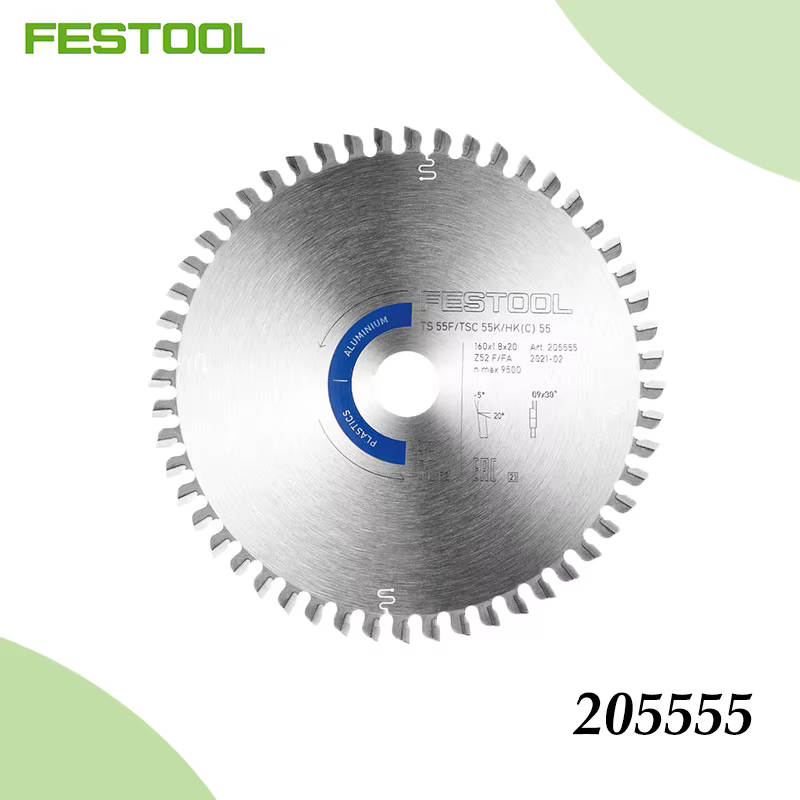 Lame de scie circulaire Festool 205555, 160x1,8x20 mm 42T, coupe fine, pour TS 55/TSC 55, travail du