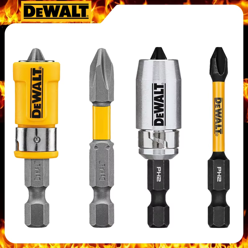 DEWALT DWA2PH2SL DWAF2PH2IR2S PH2 tournevis HSS embout de pilote d'impact jaune argent jeu de mancho