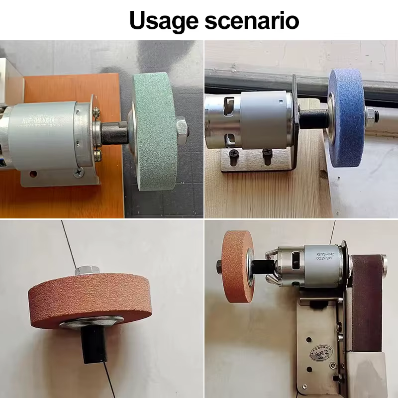 Adaptateur de broche de 10mm pour le meulage et le polissage, meuleuse d'établi de moteur d'arbre de