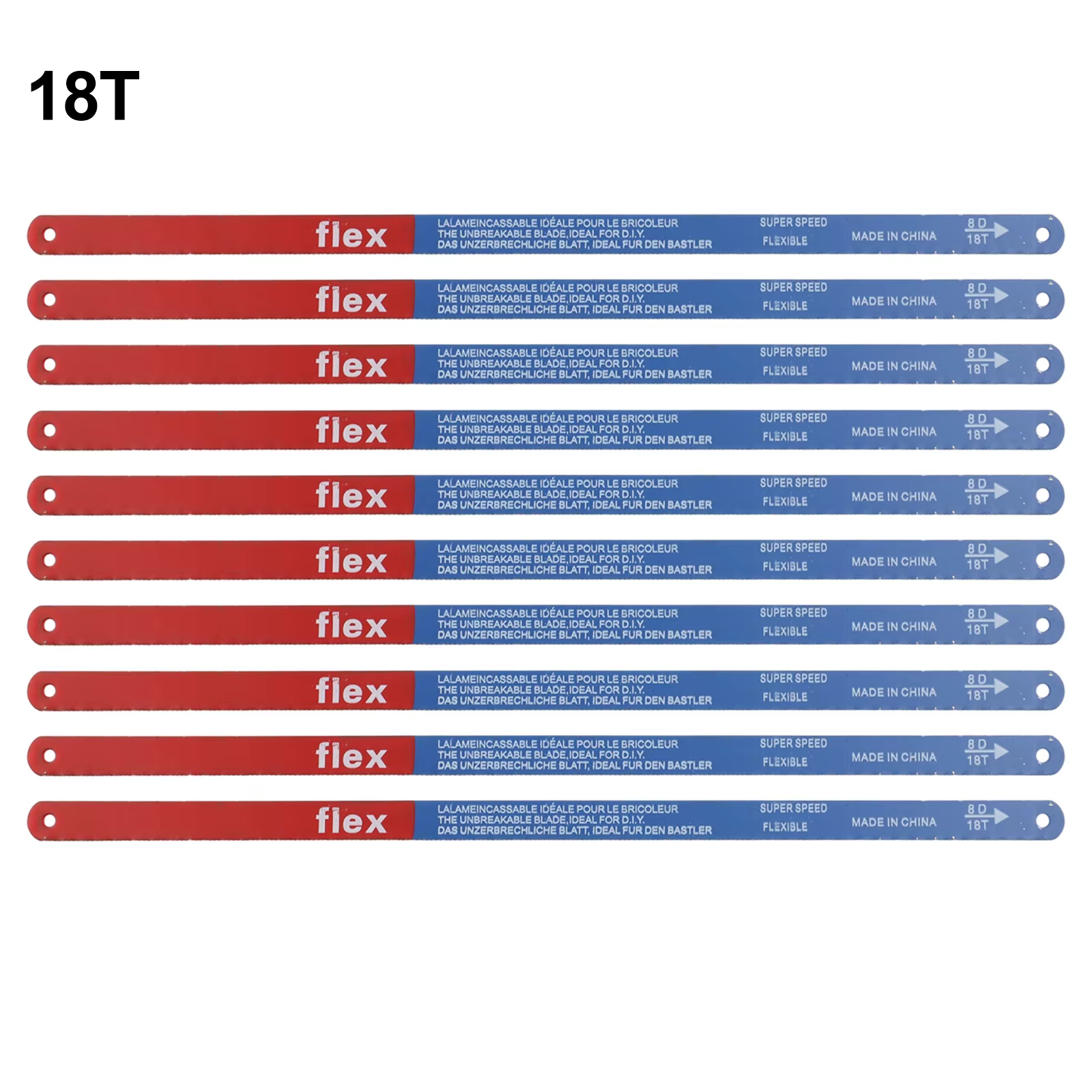 Kit de lames de scie à métaux 14T/18T/24T, 300mm, en acier M 35, lames de scie à main bimétalliques 