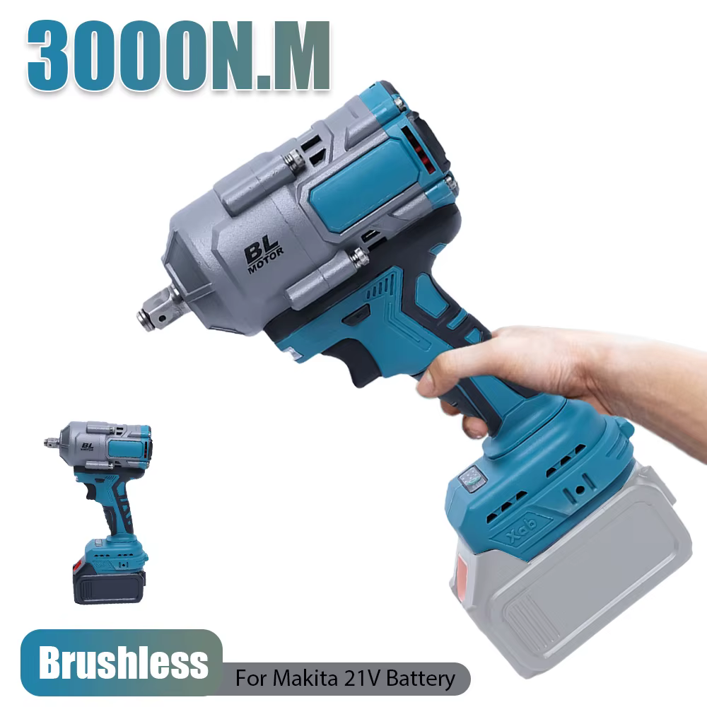 Makita – clé à chocs électrique sans fil, 3000N.m, 1/2 pouces, vitesse Variable, sans balais, outil