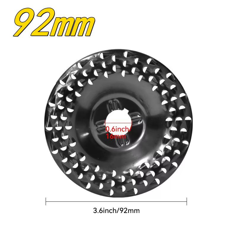 Disques de meulage de roue de façonnage du bois de disque de roue de meulage de 92mm/125mm pour des 