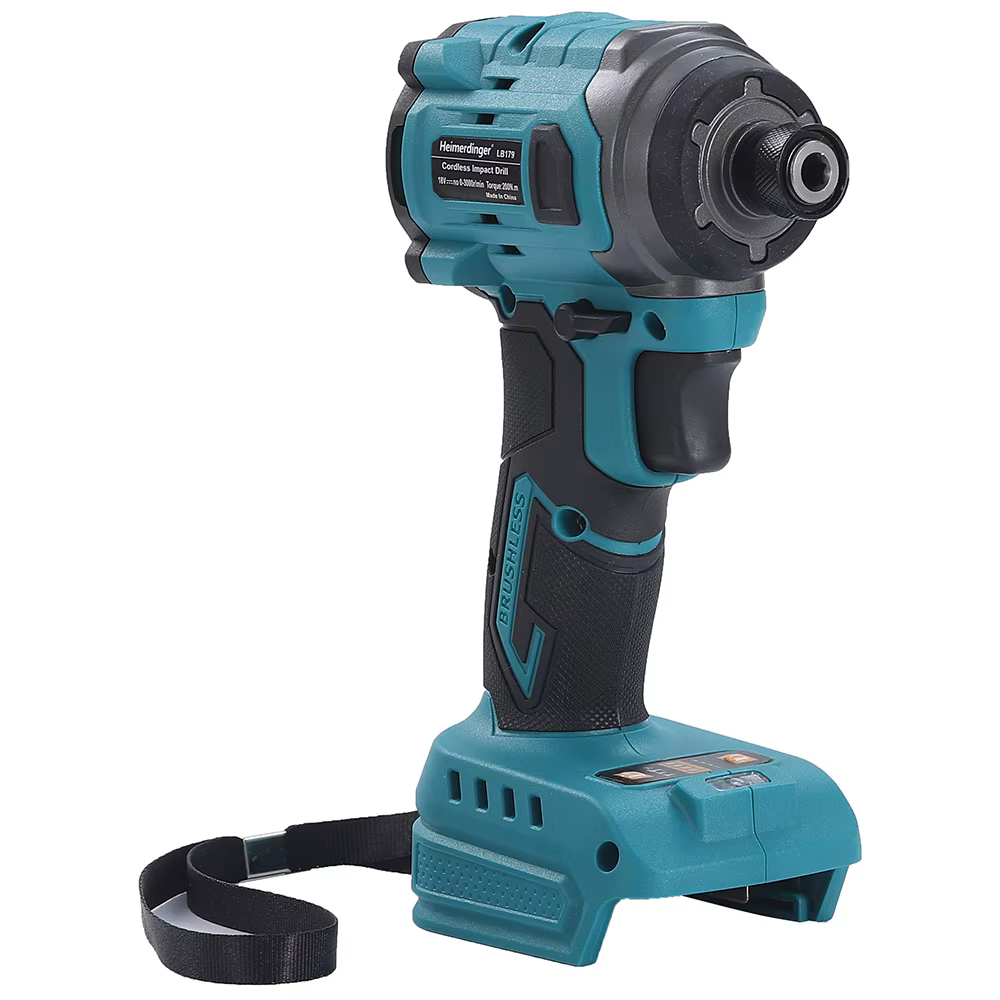 Perceuse visseuse à percussion électrique sans fil, 18V, 1/4 ", batterie aste, sans balais, tournevi