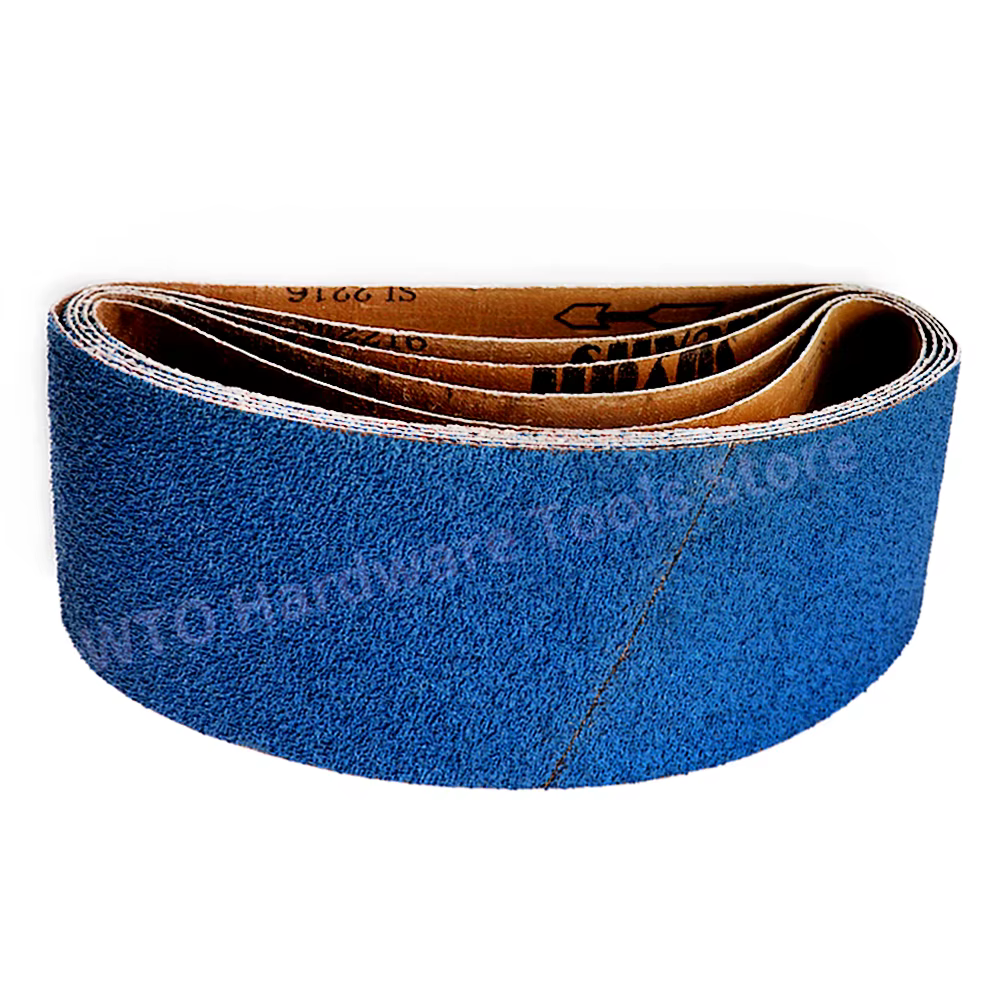 5 pièces de papier abrasif pour ponceuse à bande 915 x 100 mm, grains 40-400, en zircone, pour ponce