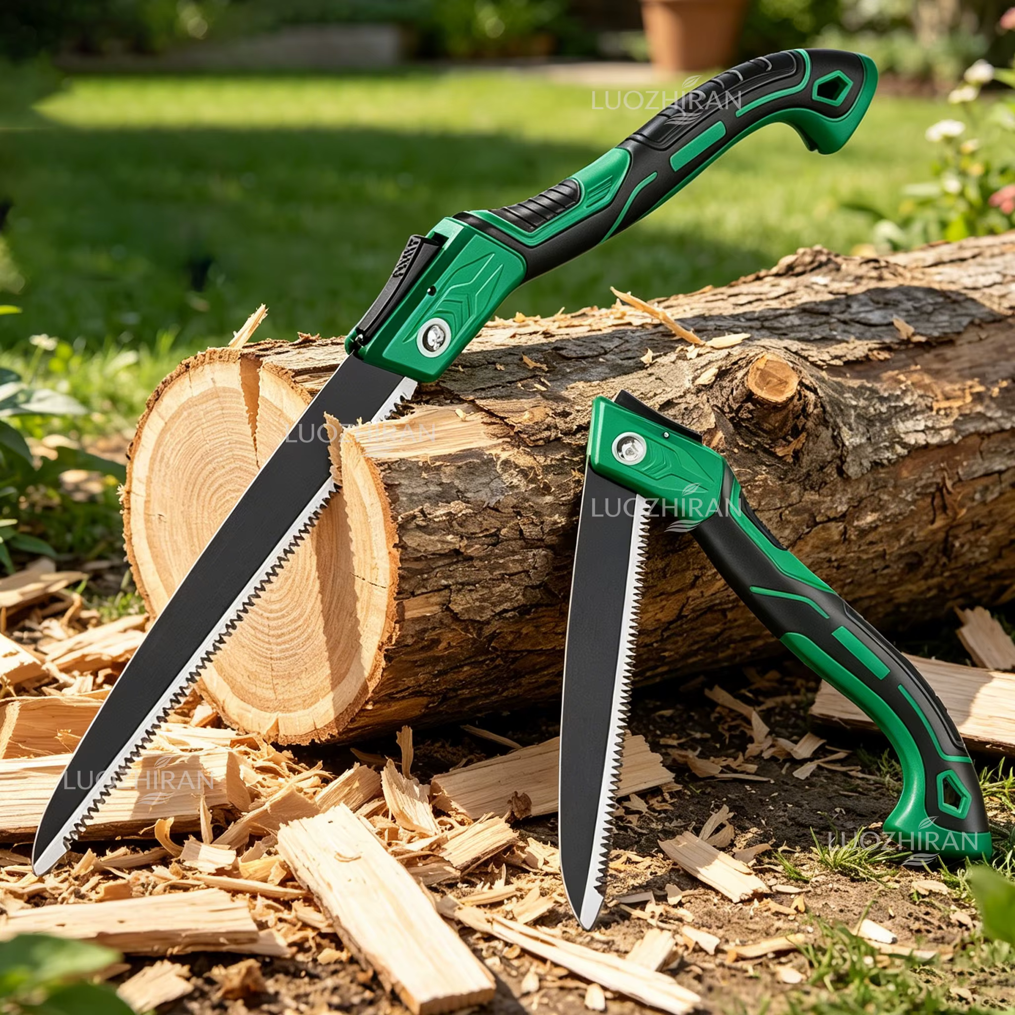 Scie pliante en acier SK5, lame de coupe tranchante, scie de jardin multifonctionnelle pour l'élagag