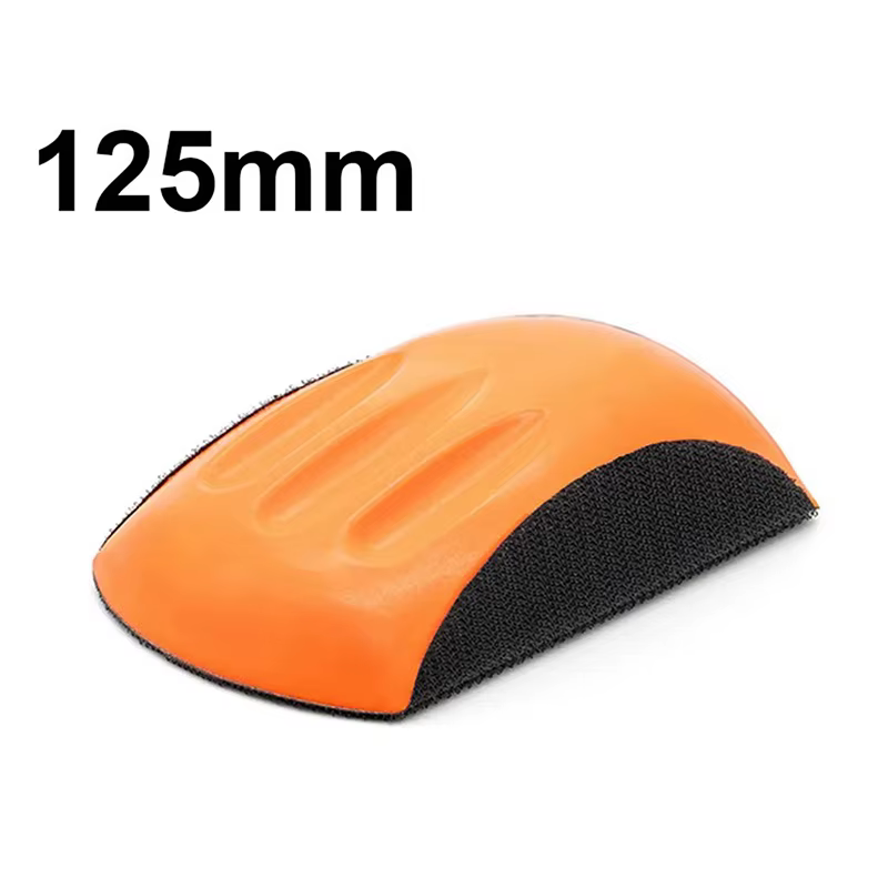 Bloc de ponceuse à main avec souris de ponçage de 5 pouces, pour disques à crochet et boucle, restau
