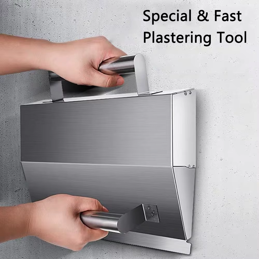 Outils de plâtrage mural en acier inoxydable, plâtrage rapide, mortier de ciment, mastic, grattoir à