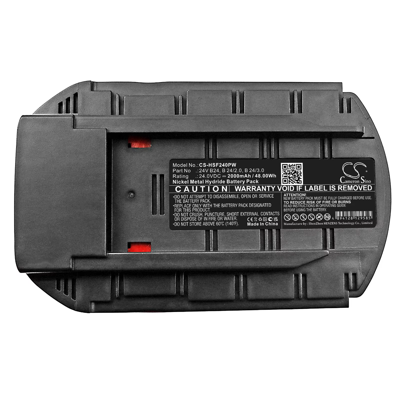 Batterie Ni-MH pour HILTI 24V 2000mAh Modèles compatibles : SFL 24, TE 2-A, UH 240-A, WSC 55-A24, WS