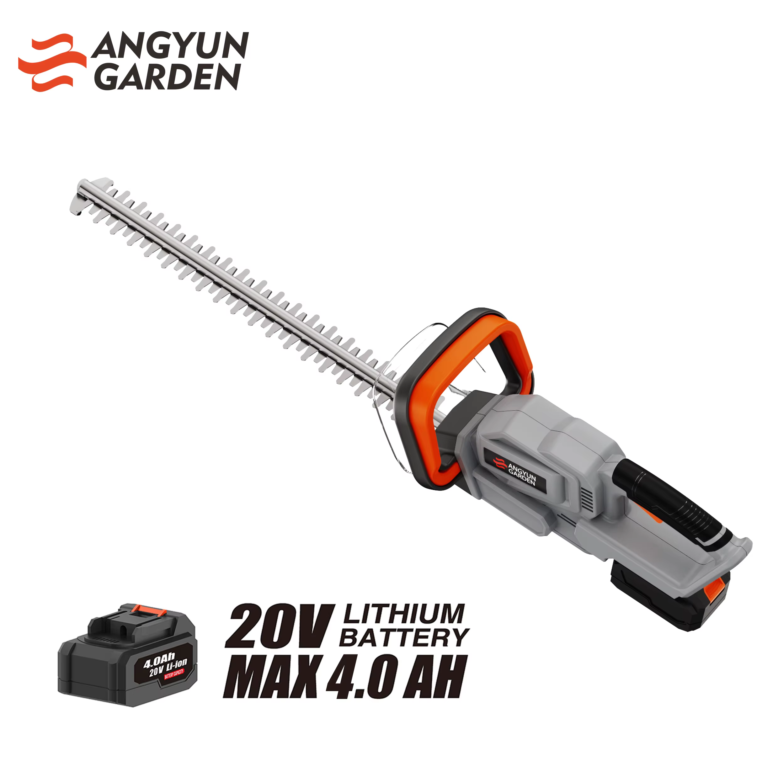 Nouvelle tondeuse à haies sans fil 20V avec lame double action de 22 pouces, outils de jardinage por