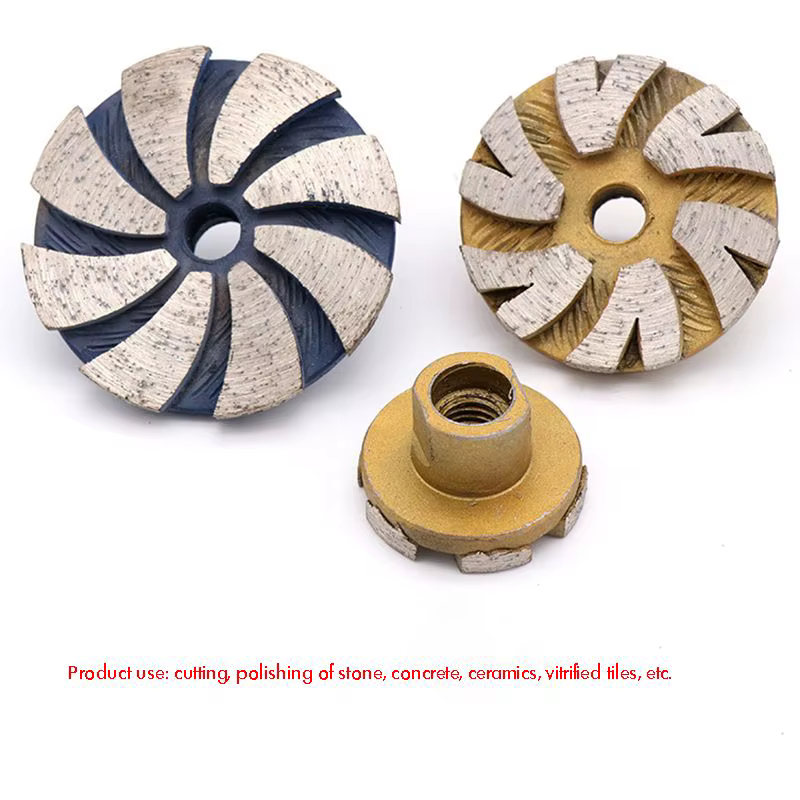 Meule diamantée 35/ 50/ 56mm, disque de meulage en béton robuste pour meuleuse d'angle, pour granit,