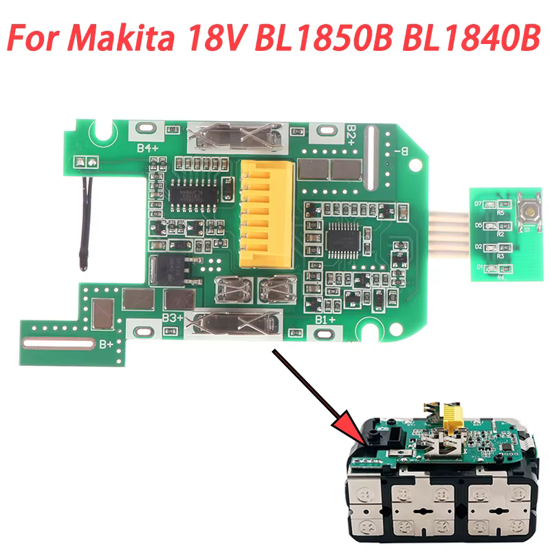 1 pièces Circuit imprimé pour Makita 18V 3.0Ah BL1850B BL1840B batterie au Lithium Protection de cha