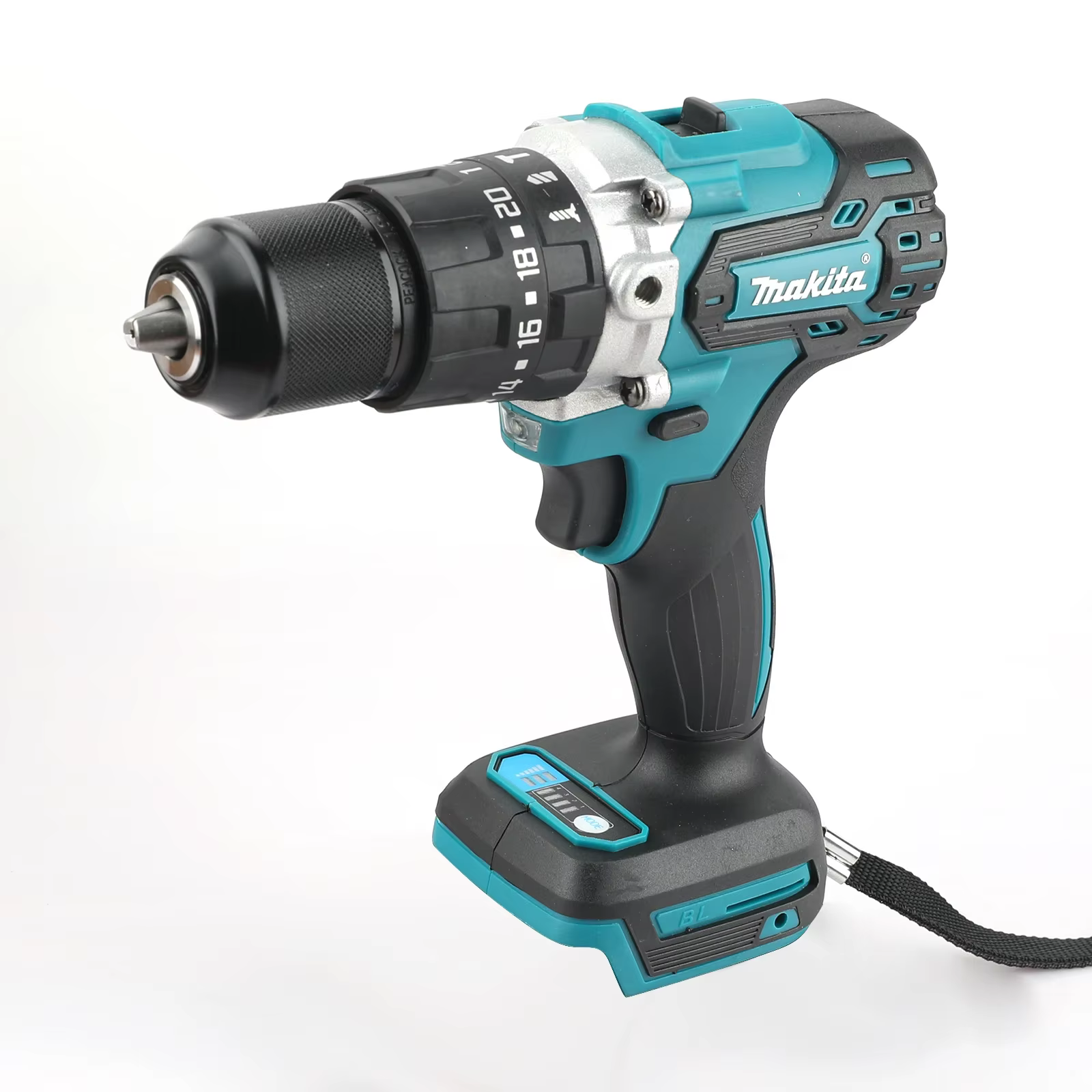 Makita DDF487 Perceuse à percussion électrique sans balais 18V lithium-ion 13mm rouge et noir à coup