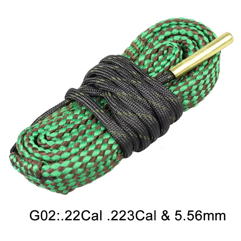 Kit de nettoyage de canon de fusil de chasse avec corde, outil de nettoyage de canon de fusil calibr