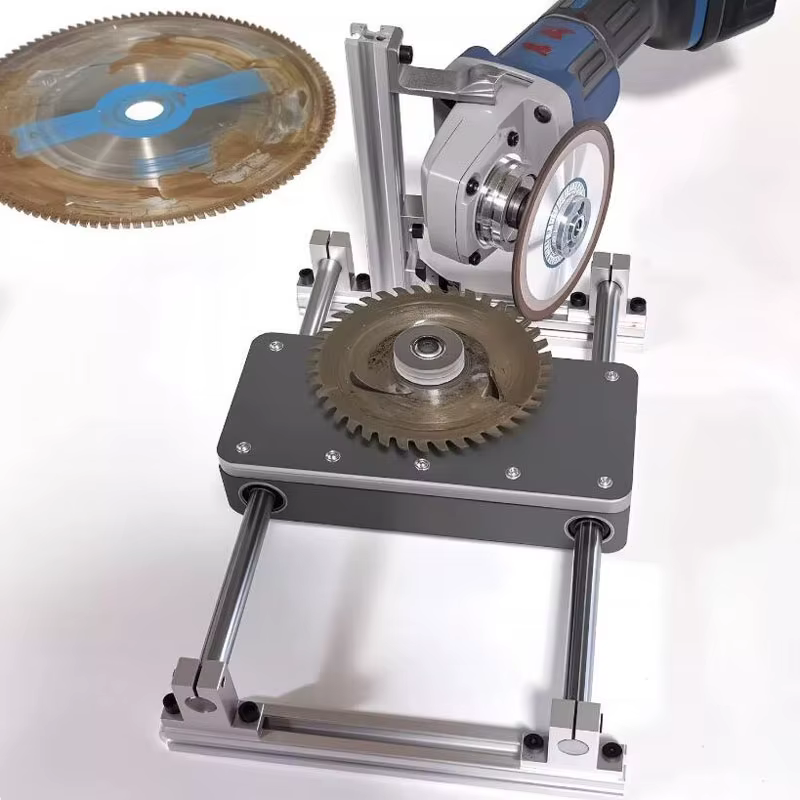 Affûteur de lames de scie, support de conversion multifonction pour meuleuse d'angle, affûtage rapid