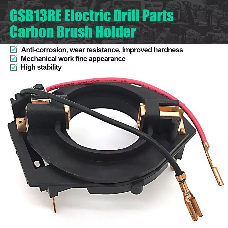 Porte-brosse en carbone de remplacement pour Bosch GSB13RE GBM10RE GBM13RE GSB10REM GSB600RE, pièces