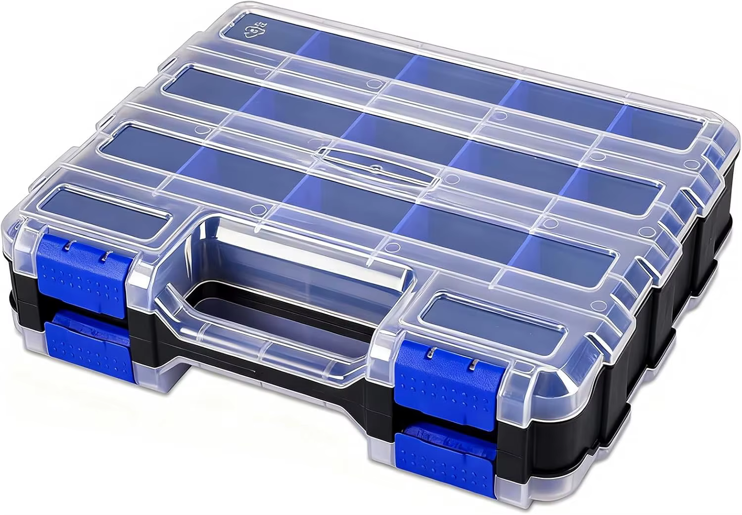 Boîte à outils portable avec compartiments, boîtes à petites pièces, grande capacité, en plastique é