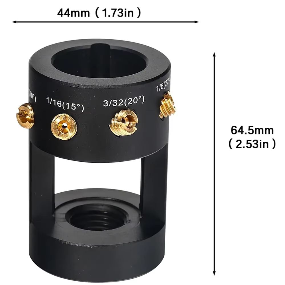 Meuleuse d'affûtage d'électrode en tungstène, outil de soudage TIG avec fente de coupure, multi-angl