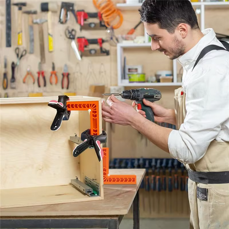 Pince d'angle fiable pour le travail du bois, carrés de positionnement à 90 degrés, pour cadres phot