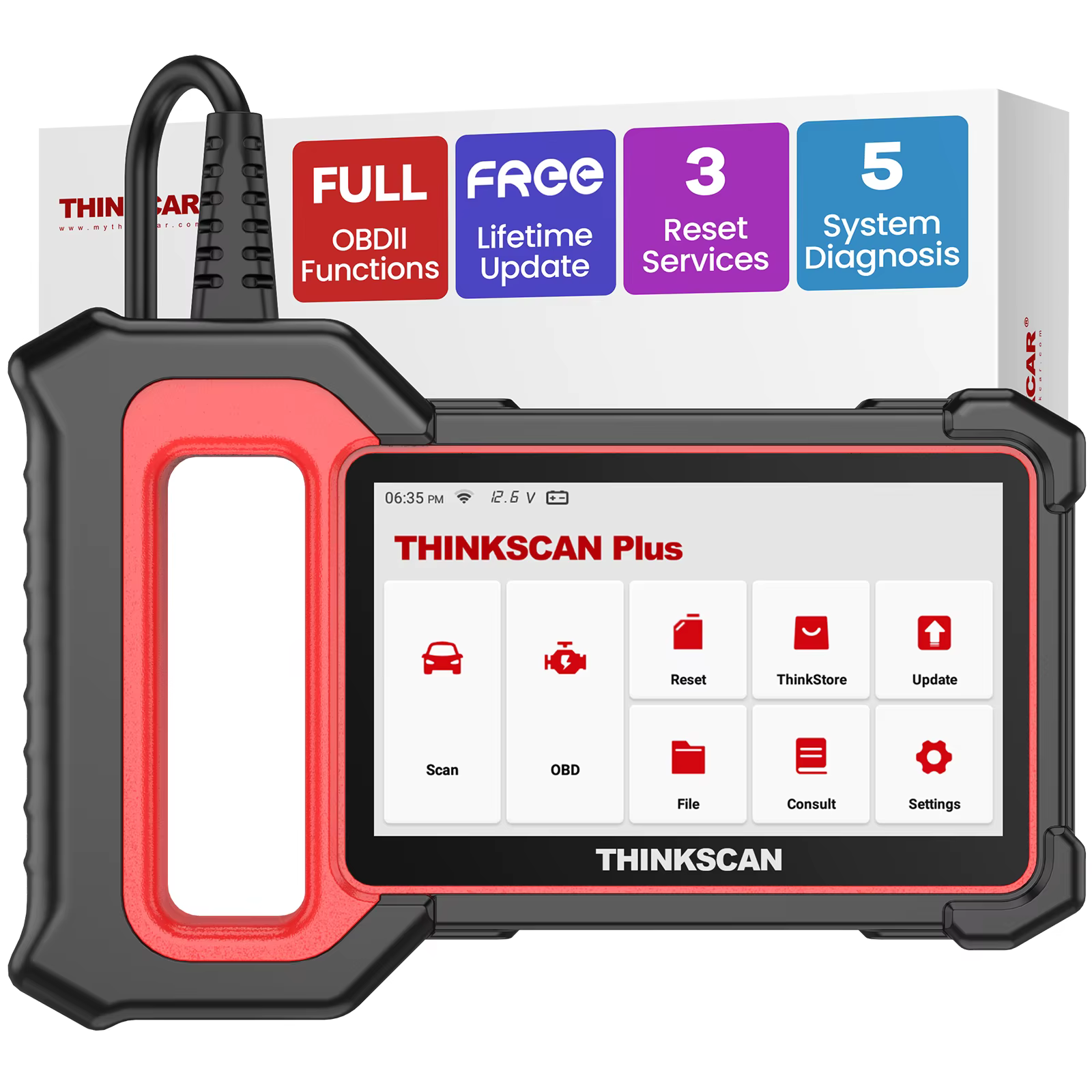 THINKCAR Thinkscan Plus S7 S6 S4 Obd2 Scanner voiture outils de Diagnostic Automotivo OBD Scanner br