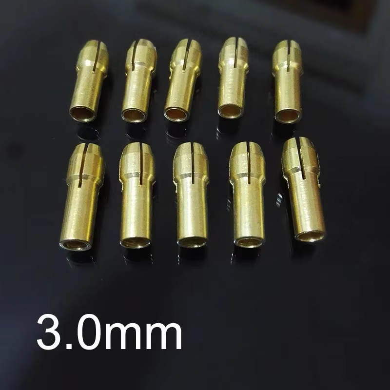 10/20 pièces 3.0mm Mini perceuse en laiton pince mandrin adaptateur Micro Dremel outil rotatif brico