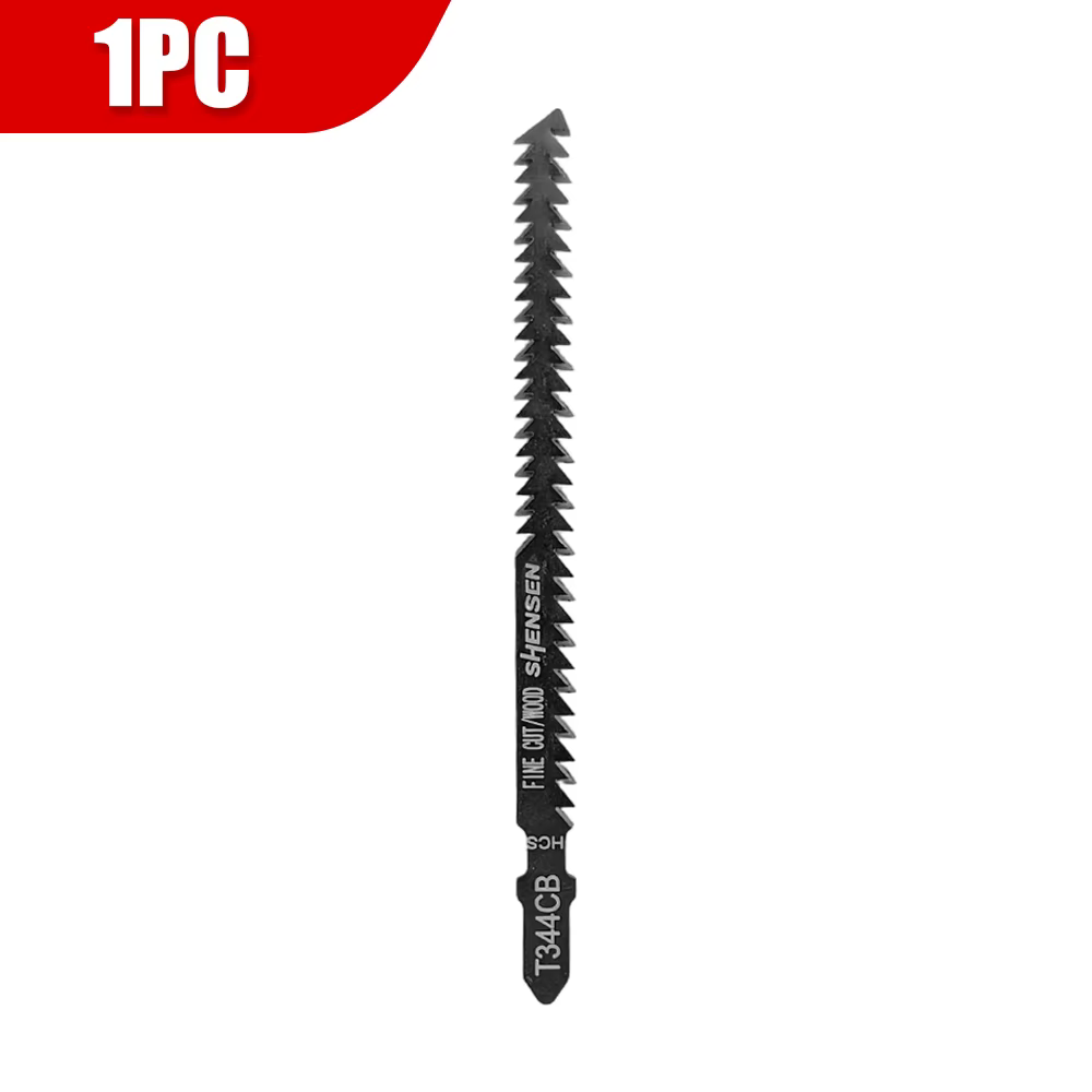 Lame de scie sauteuse à dents courbées double face, pour une coupe rapide du bois dur et mou, du con
