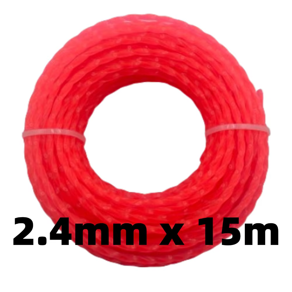 3.0mm * 15m tonte en Nylon coupe gazon corde débroussailleuse ligne de coupe fil de coupe tondeuse à